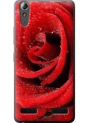 Чехол на lenovo k3 (k30-t) красная роза "529u-114-2448"