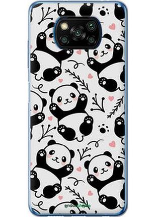 Чехол на xiaomi poco x3 pro панды "4318u-2938-2448"