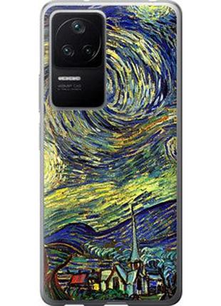 Чохол на xiaomi redmi k40s вінсент ван гог. зоряна ніч "163u-2582-2448"