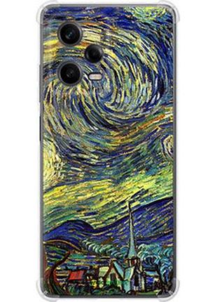 Чехол на xiaomi redmi note 12 pro 5g винсент ван гог. звёздная ночь "163sp-2932-2448"