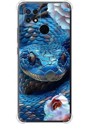 Чохол на xiaomi poco c40 blue snake "6079sp-2701-2448"