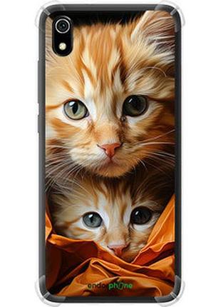 Чехол на xiaomi redmi 7a котики 2 "5664sp-1716-2448"