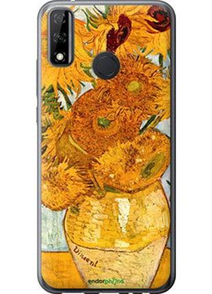 Чехол на huawei p smart 2020 винсент ван гог. подсолнухи "162u-2060-2448"