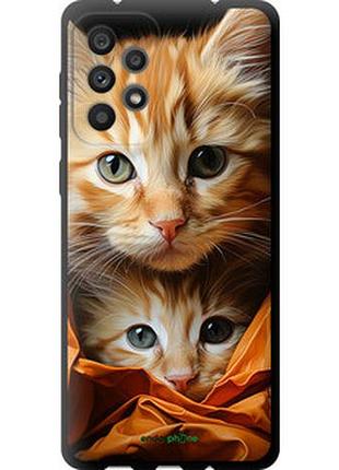 Чехол на samsung galaxy a73 a736b котики 2 "5664b-2586-2448"