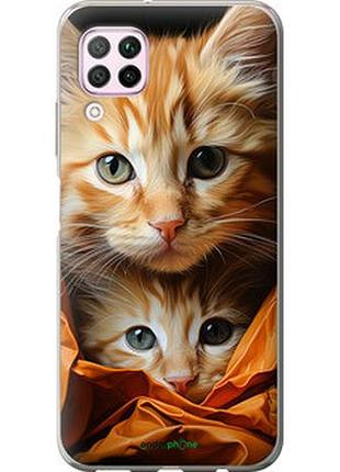Чехол на huawei nova 6se котики 2 "5664u-1823-2448"