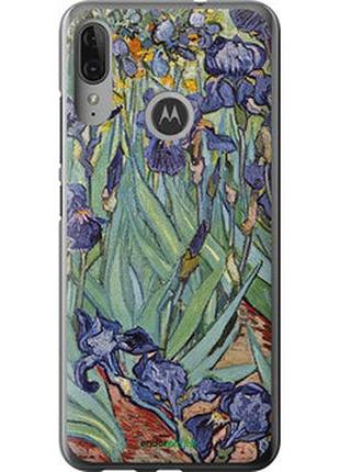 Чохол на motorola moto e6 plus вінсент ван гог. іриси "161u-1780-2448"