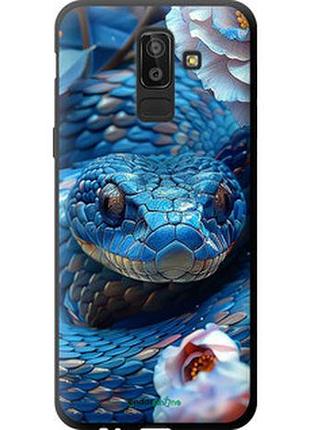 Чохол на samsung galaxy j8 2018 blue snake "6079b-1511-2448"