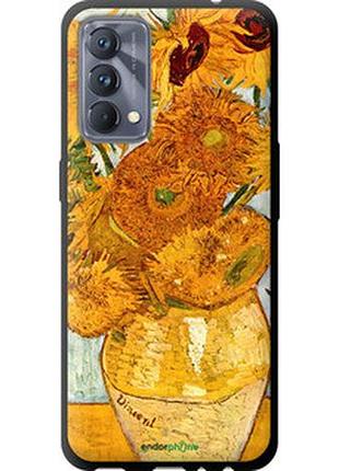 Чехол на realme gt master винсент ван гог. подсолнухи "162b-2852-2448"
