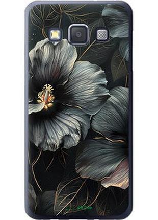 Чехол на samsung galaxy a3 a300h черные цветы "6031t-72-2448"