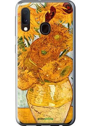 Чохол на samsung galaxy a20e a202f вінсент ван гог. соняшники "162t-1709-2448"