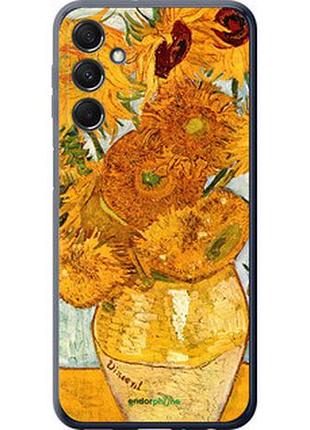 Чехол на samsung galaxy m34 5g винсент ван гог. подсолнухи "162u-3141-2448"