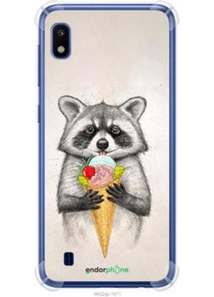 Чехол на samsung galaxy a10 2019 a105f енотик с мороженым "4602sp-1671-2448"