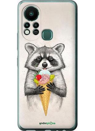 Чохол на infinix hot 11s єнотик з морозивом "4602u-2757-2448"