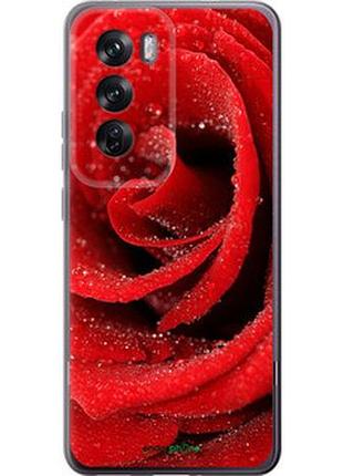 Чехол на oppo reno12 pro 5g красная роза "529u-3740-2448"