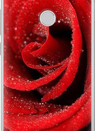 Чехол на xiaomi redmi note 5a prime красная роза "529t-1063-2448"