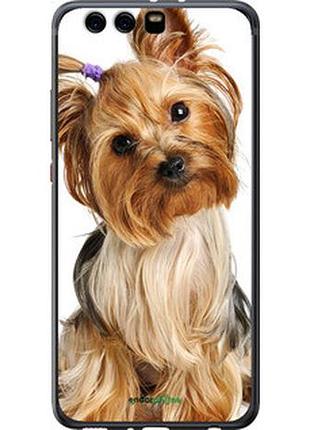 Чехол на huawei p10 plus йоркширский терьер с хвостиком "930t-963-2448"