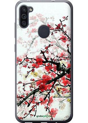 Чехол на samsung galaxy a11 a115f цветущий куст "831t-2012-2448"