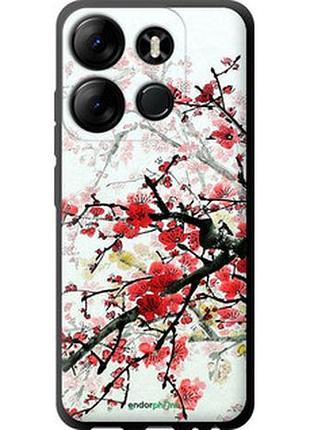 Чехол на infinix smart 7 цветущий куст "831b-3195-2448"