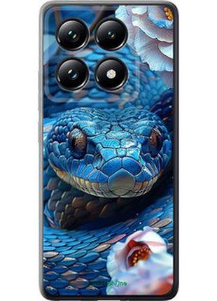 Чехол на xiaomi 14t pro blue snake "6079u-3806-2448"