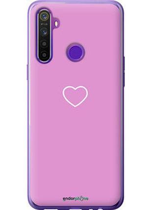 Чехол на realme 5 сердце 2 "4863t-1862-2448"