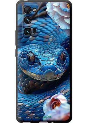 Чехол на huawei honor 30 pro blue snake "6079b-1920-2448"