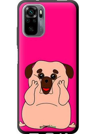 Чохол на xiaomi redmi note 10 веселий мопс "4908b-2277-2448"