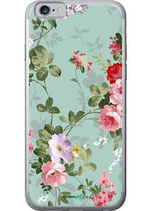 Чехол на iphone 6s цветочные обои 2 "862t-90-2448"