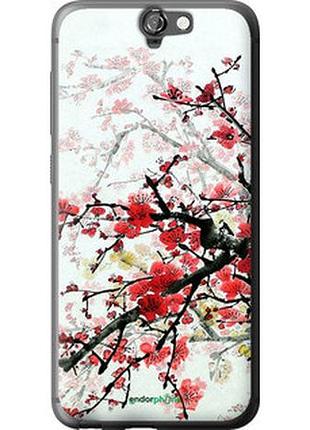 Чехол на htc one a9 цветущий куст "831u-156-2448"