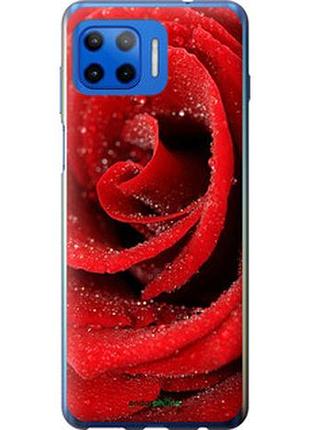 Чехол на motorola moto g plus красная роза "529u-2202-2448"