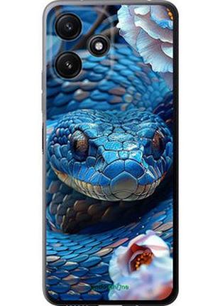 Чехол на xiaomi poco m6 pro 5g blue snake "6079u-3859-2448"