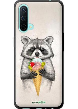 Чохол на oneplus nord ce єнотик з морозивом "4602b-2382-2448"