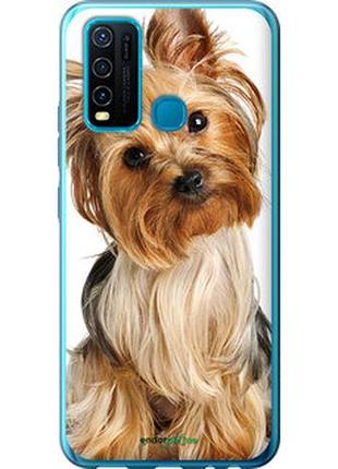 Чехол на vivo y30 йоркширский терьер с хвостиком "930u-2154-2448"