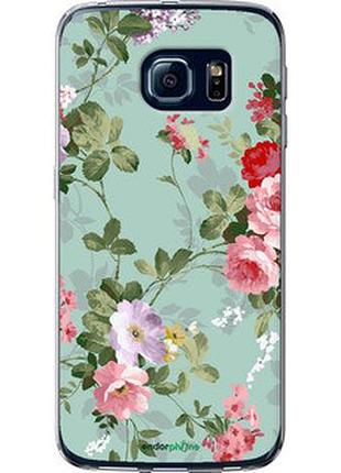 Чохол на samsung galaxy s6 edge g925f квіткові шпалери 2"862u-83-2448"
