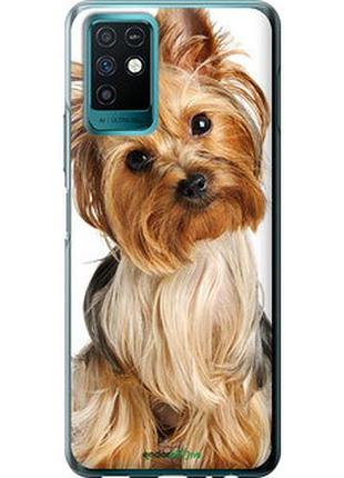 Чохол на infinix note 10 йоркширський тер'єр із хвостиком "930u-2763-2448"