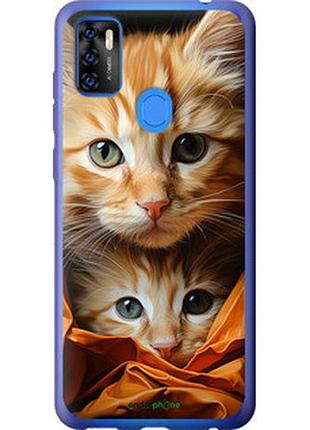 Чехол на zte blade a7s 2020 котики 2 "5664u-2454-2448"