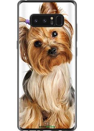 Чехол на samsung galaxy note 8 йоркширский терьер с хвостиком "930t-1020-2448"