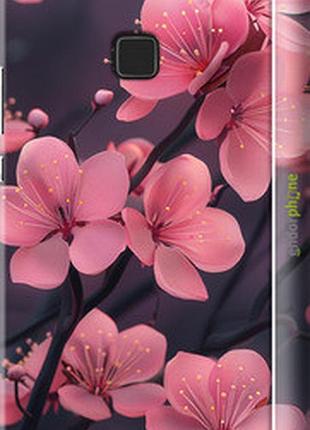 Чехол на huawei p9 lite пурпурная сакура "6075m-298-2448"