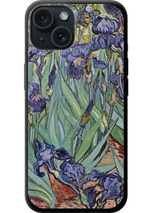 Чехол на iphone 15 винсент ван гог. ирисы "161b-3075-2448"