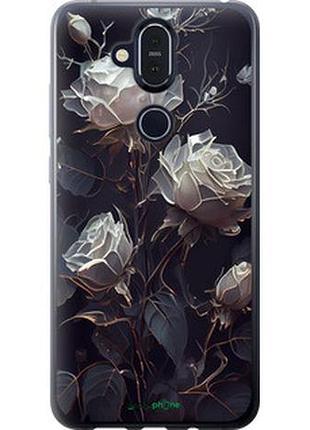 Чехол на nokia 8.1 розы 2 "5550u-1620-2448"