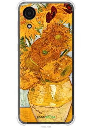 Чехол на samsung galaxy a03 core a032f винсент ван гог. подсолнухи "162sp-2539-2448"