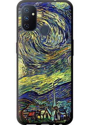 Чехол на oneplus nord n100 винсент ван гог. звёздная ночь "163b-2130-2448"