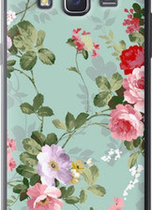 Чехол на samsung galaxy j5 (2015) j500h цветочные обои 2 "862t-100-2448"