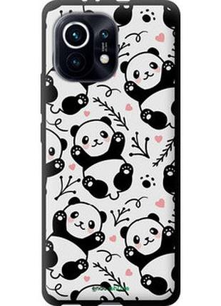Чехол на xiaomi mi 11 панды "4318b-2253-2448"