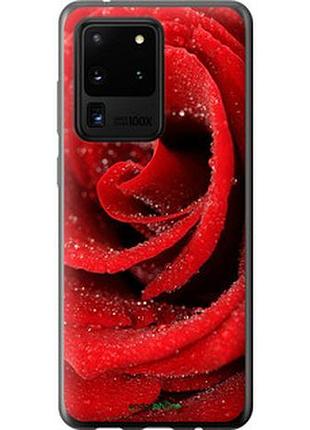 Чехол на samsung galaxy s20 ultra красная роза "529u-1831-2448"