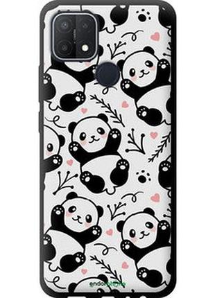 Чехол на oppo a15 панды "4318b-2119-2448"
