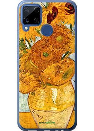 Чохол на realme c15 вінсент ван гог. соняшники "162u-2063-2448"