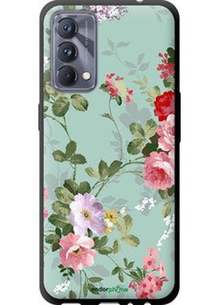 Чехол на realme gt master цветочные обои 2 "862b-2852-2448"