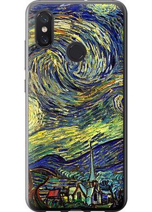 Чехол на xiaomi mi8 винсент ван гог. звёздная ночь "163u-1499-2448"