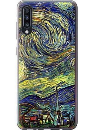 Чехол на samsung galaxy a70 2019 a705f винсент ван гог. звёздная ночь "163u-1675-2448"