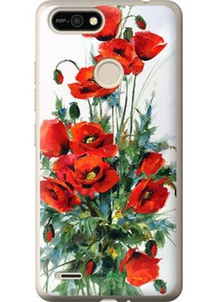 Чехол на tecno pop 2f b1f маки "523u-2391-2448"